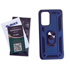 Samsung A33 5G Case Defends the Galaxy with HD Screen Protector‎ & Ring Blue